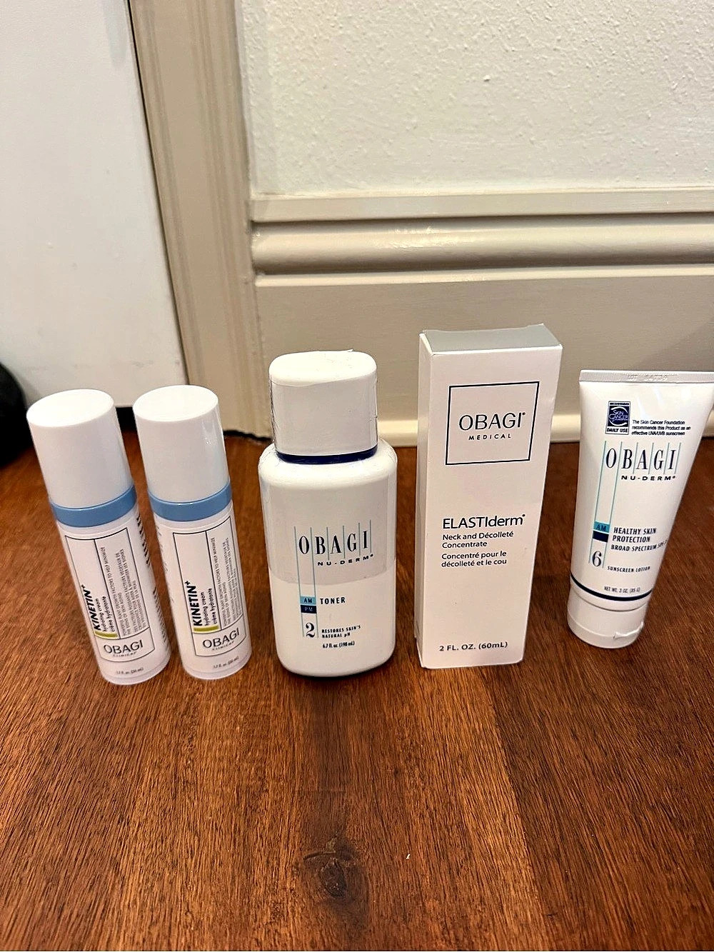 Obagi Nu-Derm system Skincare Set ELASTIderm Facial Serum